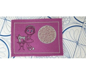 Stickserie ITH - Mug Rugs Sewing Girls